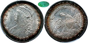 GFRC Open Set Registry - nacnud 1823 Capped Bust  50C