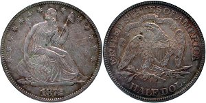 GFRC Open Set Registry - BL 1872 Seated  50C