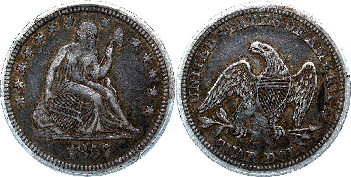 Seated 25C 1857