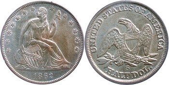 GFRC Open Set Registry - Greene 1862 Seated  50C