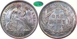 GFRC Open Set Registry - Copper Harbor 1877 Seated  10C