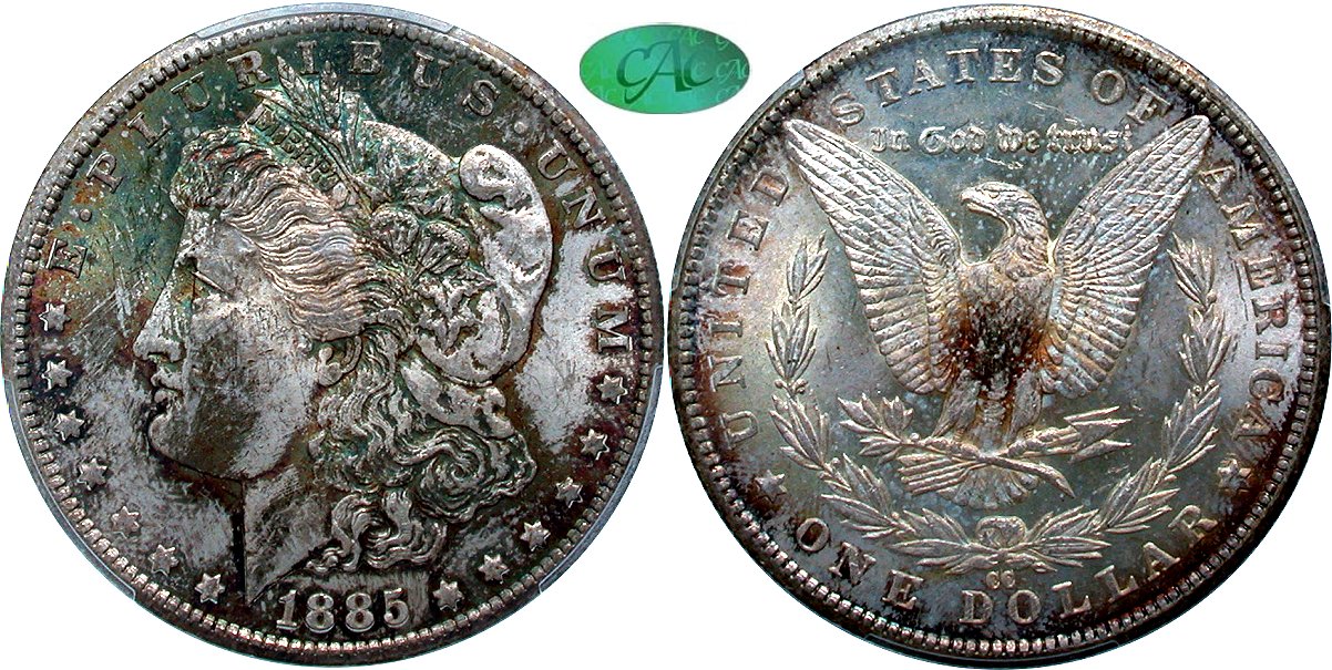 Morgan $1 1885CC