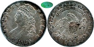 GFRC Open Set Registry - nacnud 1830 Capped Bust  50C