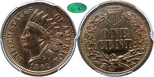 GFRC Open Set Registry - Civil War 1862 Early Copper Indian 1C