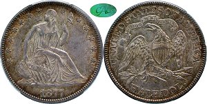 GFRC Open Set Registry - Greene 1877 Seated  50C