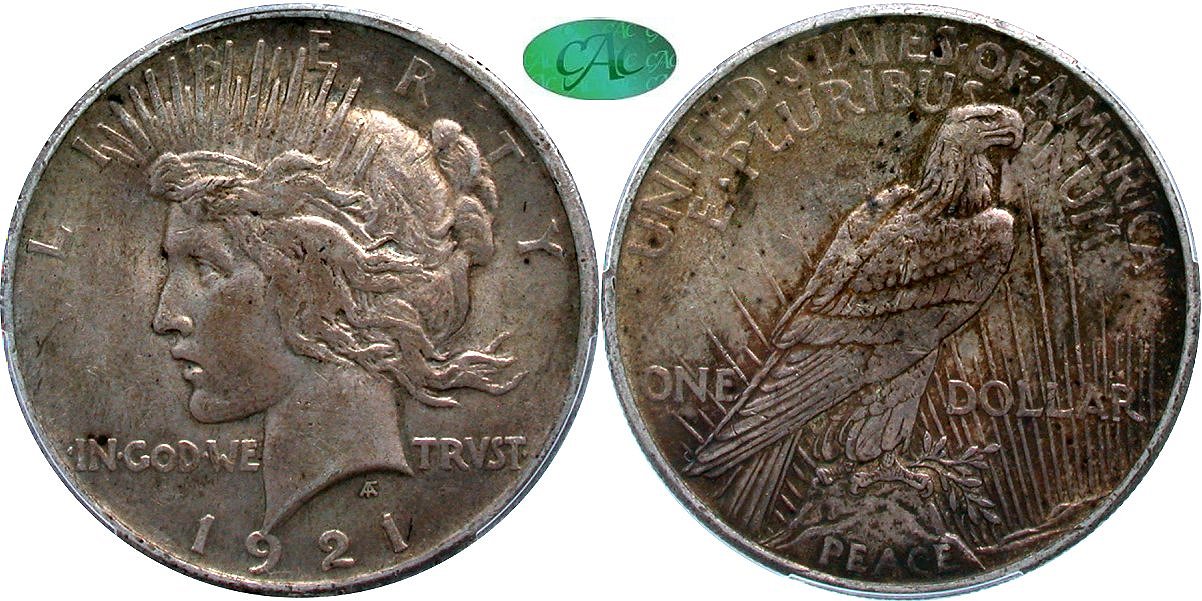 Peace $1 1921
