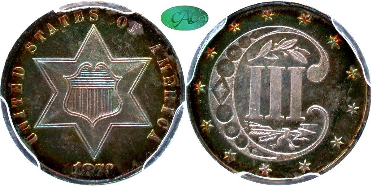 3Cent Silver 3C 1873
