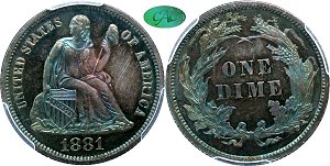 GFRC Open Set Registry - Copper Harbor 1881 Seated  10C