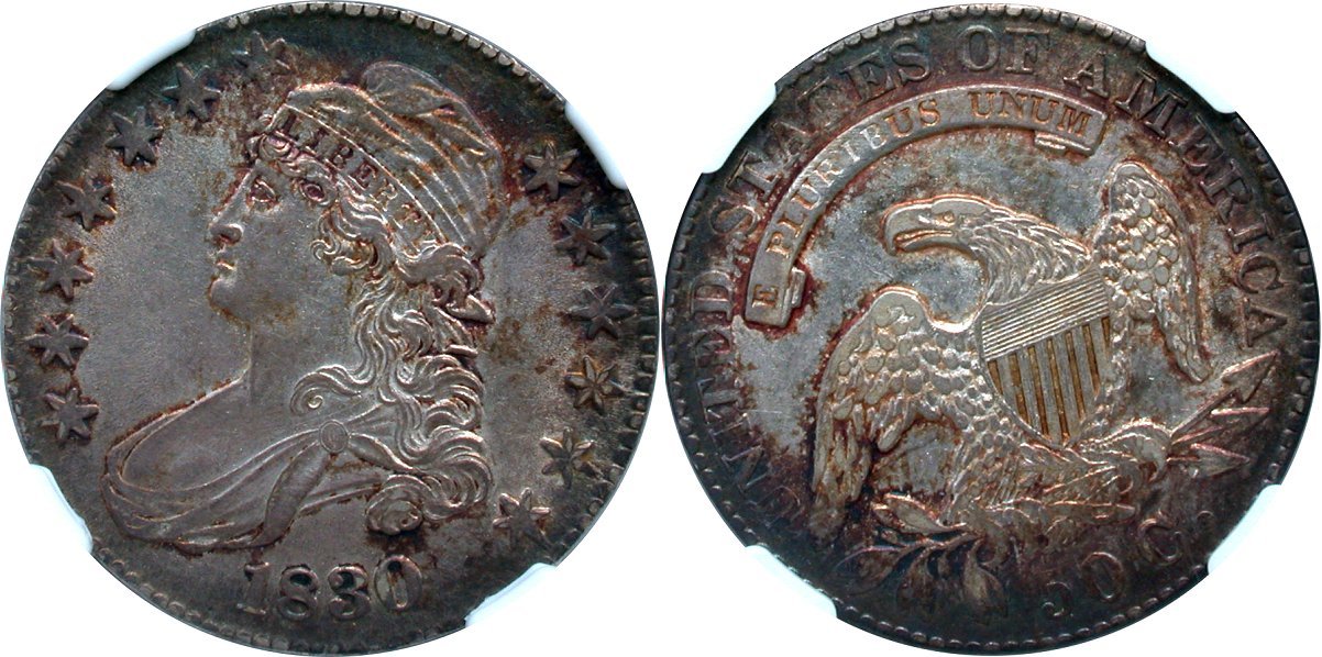 Capped Bust 50C 1830