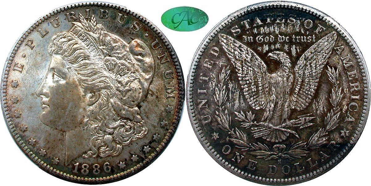 Morgan $1 1886S