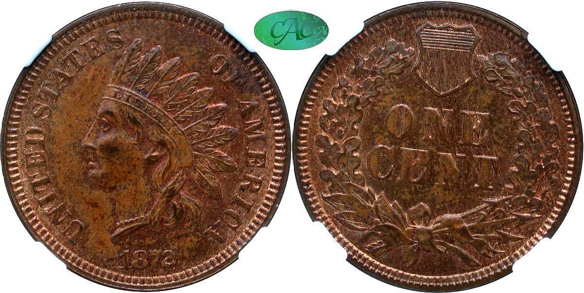 Indian 1C 1872