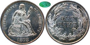 GFRC Open Set Registry - Ash 1878 Seated  10C