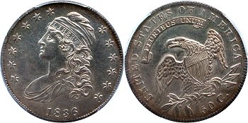 GFRC Open Set Registry - nacnud 1836 Capped Bust Lettered Edge 50C
