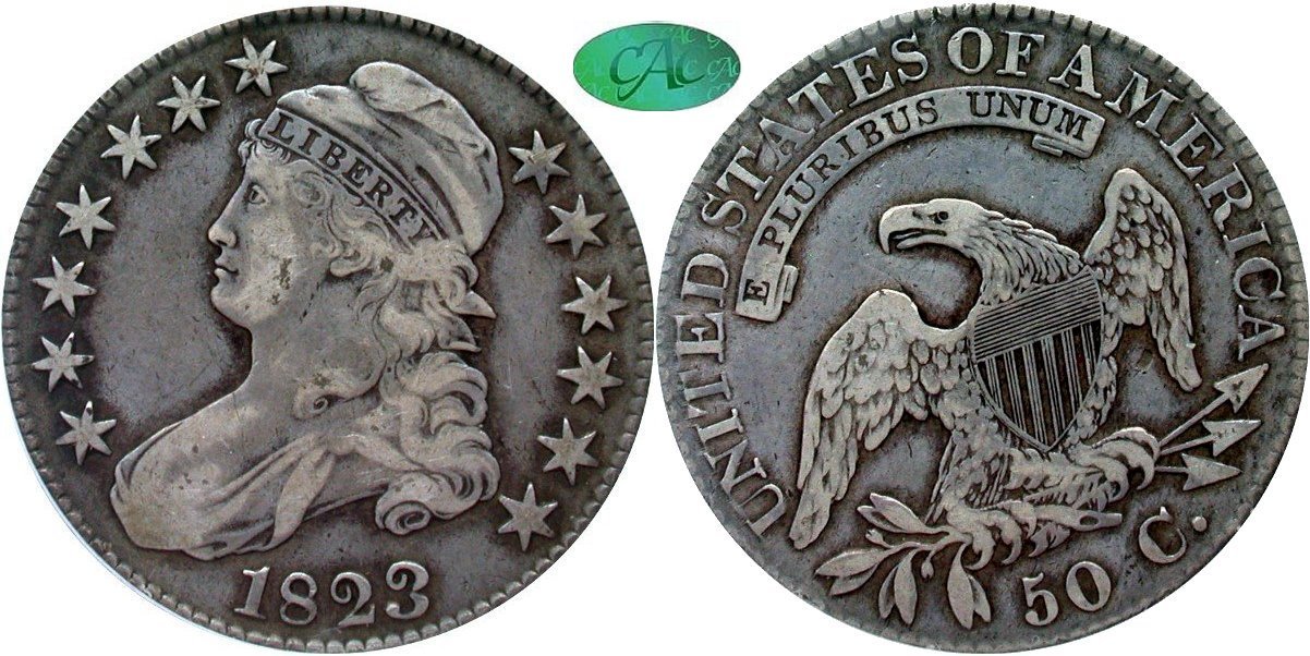 Capped Bust 50C 1823