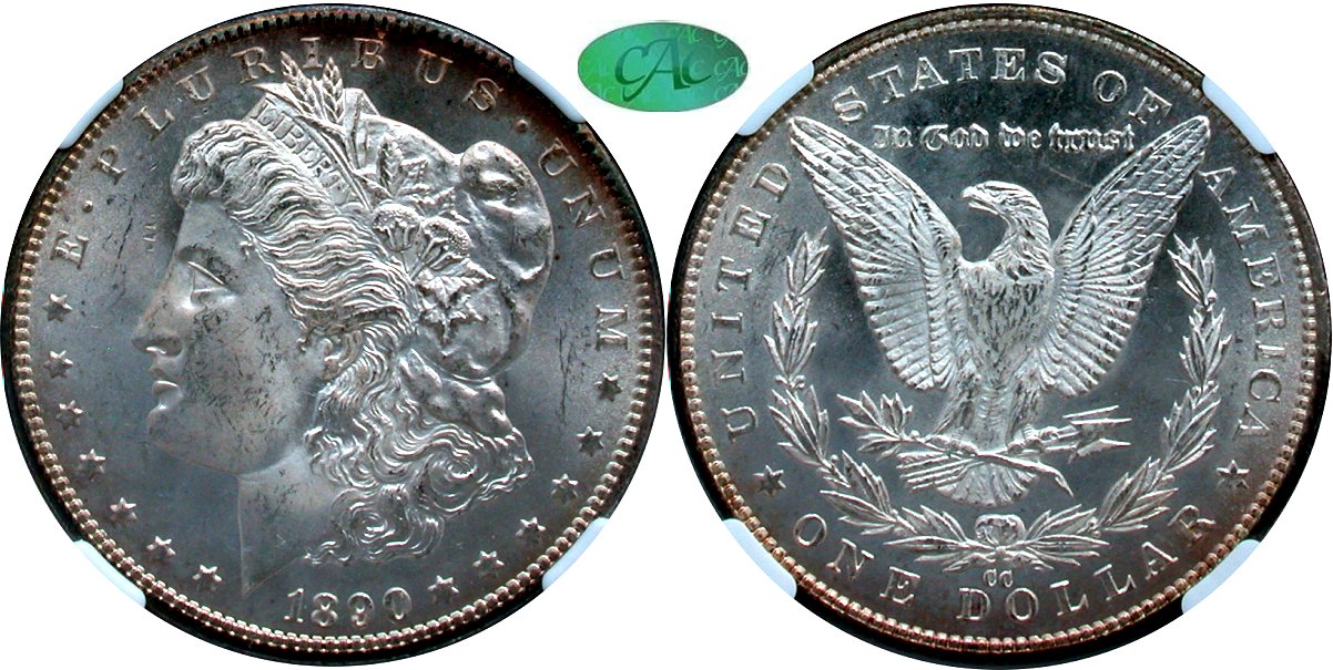 Morgan $1 1890CC