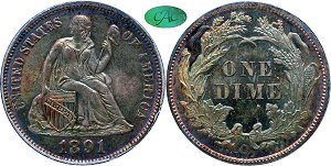 GFRC Open Set Registry - Mountain Home_ 1860-1891 Seated Legend Obverse 10C