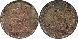 GFRC Open Set Registry - Jazz 1846 Seated  50C