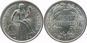 GFRC Open Set Registry - Dale Miller 1873 Seated  10C