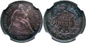 GFRC Open Set Registry - lowdesert 1837-1873 Seated  5C