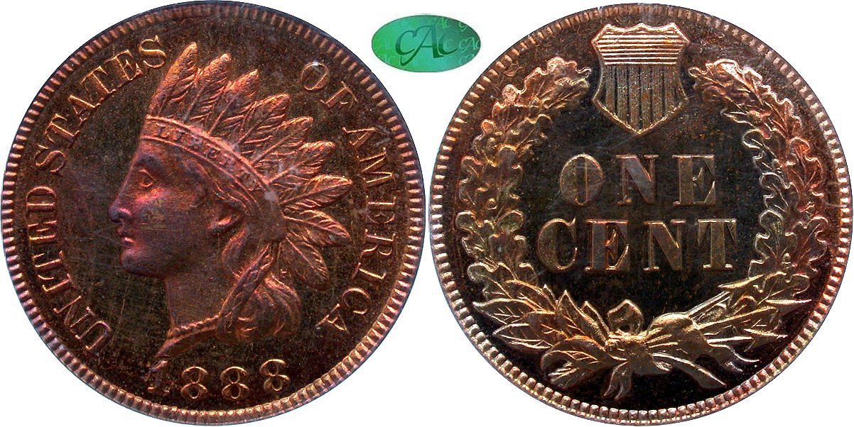 Indian 1C 1888