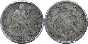 GFRC Open Set Registry - Semikey 1870 Seated  10C