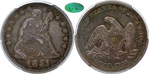 GFRC Open Set Registry - RCA 1851 Seated  25C