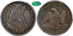 GFRC Open Set Registry - RCA 1851 Seated  25C