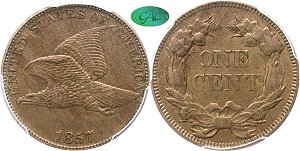 GFRC Open Set Registry - Bill Kelly 1856-1858 Flying Eagle  1C