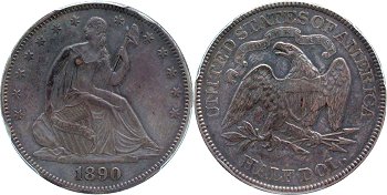 GFRC Open Set Registry - Greene 1890 Seated  50C
