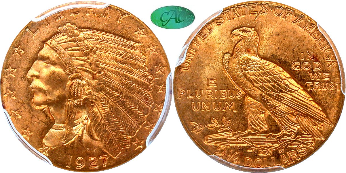 Gold G$2.5 1927