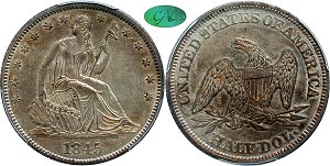 GFRC Open Set Registry - Greene 1845 Seated  50C