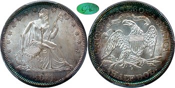 GFRC Open Set Registry - Forest Hill 1876 Seated  50C
