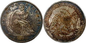 GFRC Open Set Registry - Civil War 1860 Seated  50C