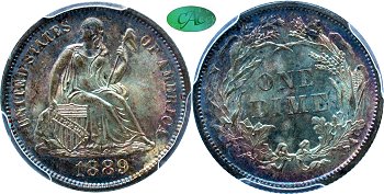 GFRC Open Set Registry - Sacandaga 1889 Seated  10C