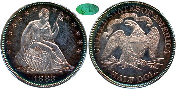 GFRC Open Set Registry - Newtown 1883 Seated  50C