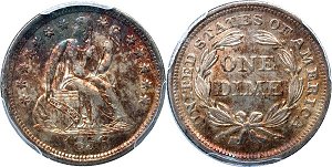 GFRC Open Set Registry - Sacandaga 1856 Seated Lg Date 10C