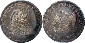 GFRC Open Set Registry - Newtown 1846 Seated Lg Date 50C