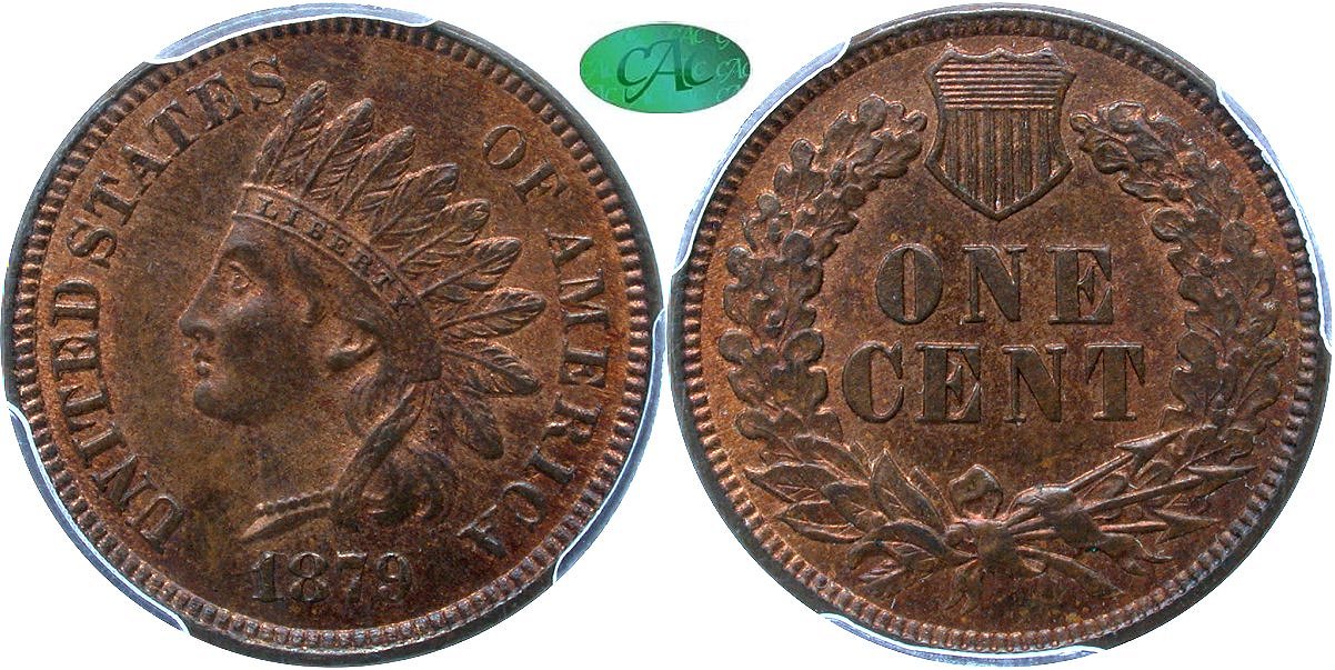 Indian 1C 1879