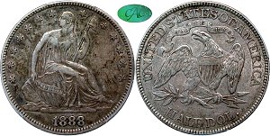 GFRC Open Set Registry - Herms Halves 1888 Seated  50C