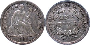 GFRC Open Set Registry - Tim Cook MD 1859 Seated  10C